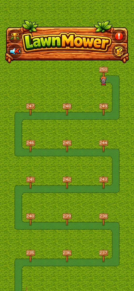 Level selection screen